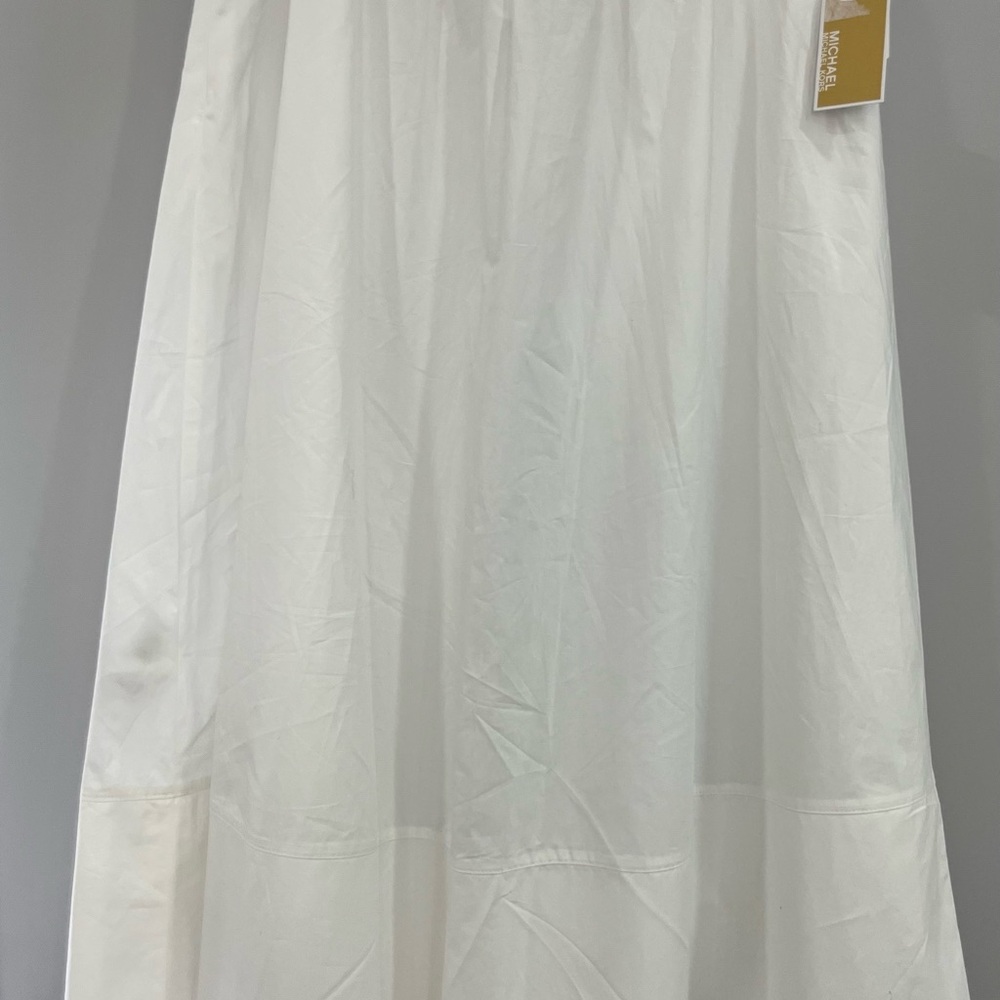 Michael Kors Crisp White Maxi‎ Skirt